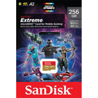 SanDisk Extreme microSD Card V30 U3 A2 256GB R/W160/90MB/s (SDSQXA1-256G-GN6GN) ไมโครเอสดี การ์ด Memory Action Camera เมมโมรี่ กล้องแอคชั่น กล้อง โกโปร แซนดิส รับประกัน Lifetime