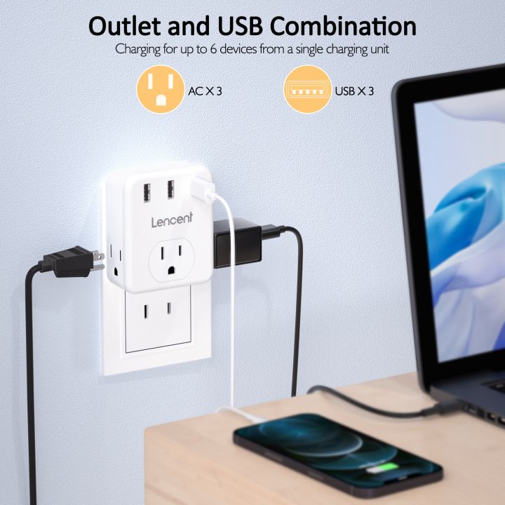 new-popular-lencent-extender-พร้อม3outlets-3พอร์ต-usb-อะแดปเตอร์-fortoutlet-plug-extender-สำหรับบ้าน-การเดินทาง