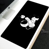 90x40cm Kawaii Mousepad Astronauta Laptop Gamer Mousepad Cute Gaming Mouse Pad Large Locking Edge Keyboard Deak Mat XL PC Gamer