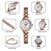 SKMEI 1410 Luxury Quartz Women Watch Ladies Versatile Steel Waterproof Elegant Womens Wristwatches Girl Clock 1252 Reloj Mujer