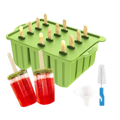 Silicone Popsicle Mold,Frozen Popsicle Mold Maker for Popsicle Ice Cream DIY,with 50PCS Popsicle Sticks Popsicle Bags