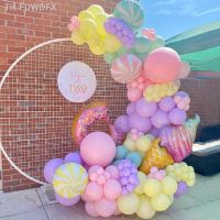 【hot】℗  Gargrande com tema de sorvete balões don mac para chá bebê festa aniversário brinquedos crianças meninas 150 peças