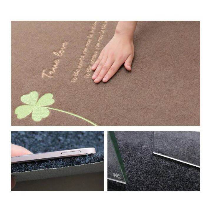 พรมเช็ดเท้ากันลื่น-rectangular-door-mat-พรมเช็ดเท้าดักฝุ่น-ใยสังเคราะห์-มีกันลื่น-พรมตกแต่งห้อง-พรมแต่งห้องนอน-พรมตกแต่งบ้าน-indoor-doormat-non-slip-พรมเช็ดเท้ากันลื่นซับน้ำอย่างดี