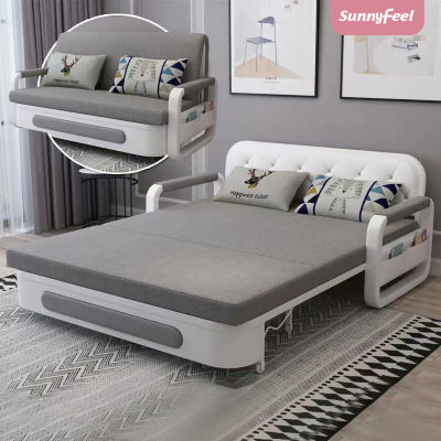 [มีสินค้า จัดส่งจากกรุงเทพ] Sunny.F.Furniture เตียงโซฟาพับ modern ด้วยการจัดเก็บ โซฟาปรับนอน โซฟาผ้า โซฟาพับ โซฟาพักผ่อน โซฟาปรับนอนได้ โซฟามิน