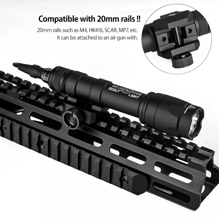 surefire-m600-m600c-ลูกเสือไฟฉาย340lumens-led-แบบคู่ฟังก์ชั่น-tape