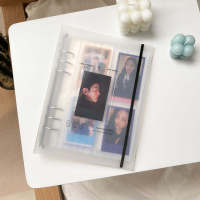 Polaroid Album A5 Loose-Leaf 3-Inch Photo Goka Small Card Sticker Material Note Ins Style Simple Storage Book