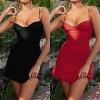 【CW】❇  Womens Y2k Spaghetti Sleeveless Color Fashion Formal vestidos