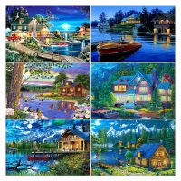 Night Painting Diamond Pictures Diamonds 5d Fast Delivery Decorative Paintings Mosaic Embroidery Full Accessories Art Kit Pen