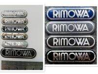 Rimowa กระเป๋าล้อเลื่อนสติ๊กเกอร์สัญลักษณ์สติ๊กเกอร์สัญลักษณ์สติกเกอร์กล่องสติ๊กเกอร์โลหะ PC มาตรฐานสกรูล้อรถเข็นเท้าซ่อม (Gratis Ongkir)