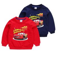 ❅ xxพร้อมส่งxx เสื้อกันหนาว ผ้าฝ้าย แขนยาว ลายการ์ตูนรถ Lightning McQueen แฟชั่นฤดูใบไม้ร่วง สำหรับเด็ก 10 สี (ขายส่ง)