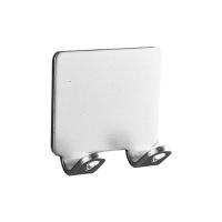 Shower Razor Holder Punch-free Shower Door Hooks Space Aluminum Waterproof Wall-mounted Shower Self Adhesive Hooks Key Storage Adhesives  Tape