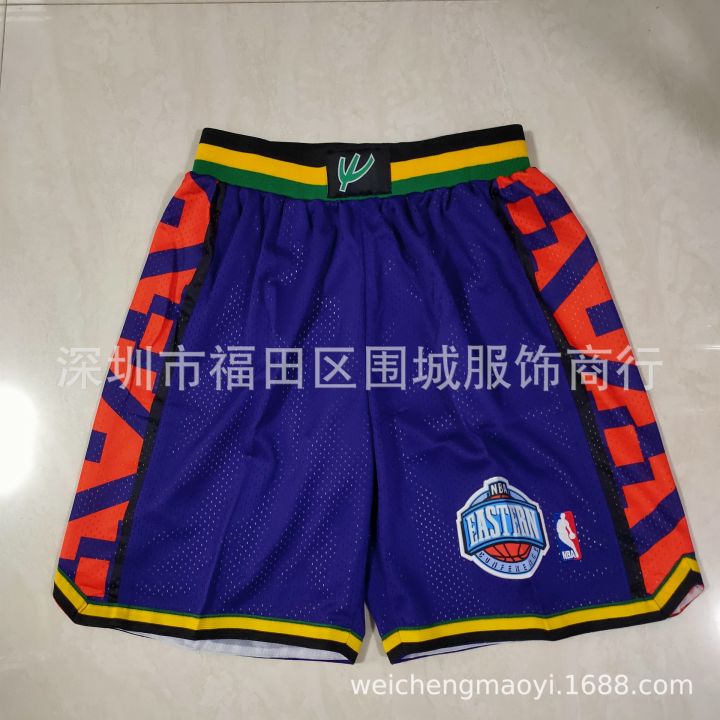 กางเกงบาสเก็ตบอล-nba-ขายส่งจุด95-all-star-กางเกงลูกบอลสีม่วงกางเกงกีฬากางเกงขาสั้น-one-piece-ในนามของ