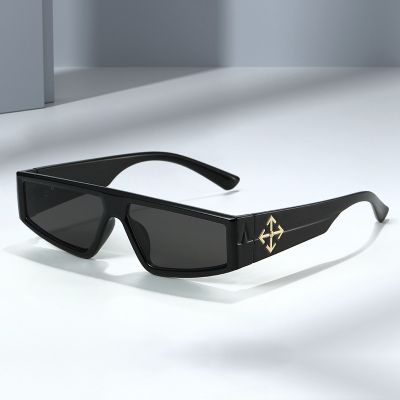Newest Fashion Brand Sunglasses For Men And Women Square Side Cross Arrow Design Unisex Glasses UV400