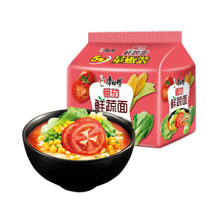 Master Kang Instant Noodles Tomato Tomato Fresh Vegetable Noodles 103g5