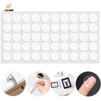 50 Pcs/ Sheet Transparent Double-sided Adhesive Tape/ Seamless No Trace Waterproof Double Tape Dot Face Adhesive