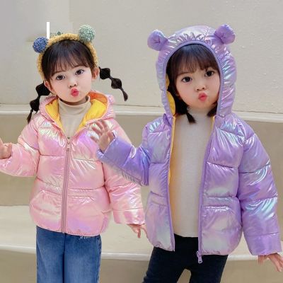 Autumn Winter Down Jackets For Girls Children Clothing Warm Hooded Outerwear For Boys Toddler Girls Fashion Coat Jacket