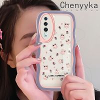 เคส Chenyyka สำหรับ Huawei P30 P30 Pro P30 Lite เคสลายการ์ตูนกระต่ายน่ารักแฟชั่นลูกคลื่นเคสซิลิโคนใสดีไซน์ใหม่เคสโปร่งใสกันกระแทกนิ่มเคสป้องกันเลนส์กล้อง