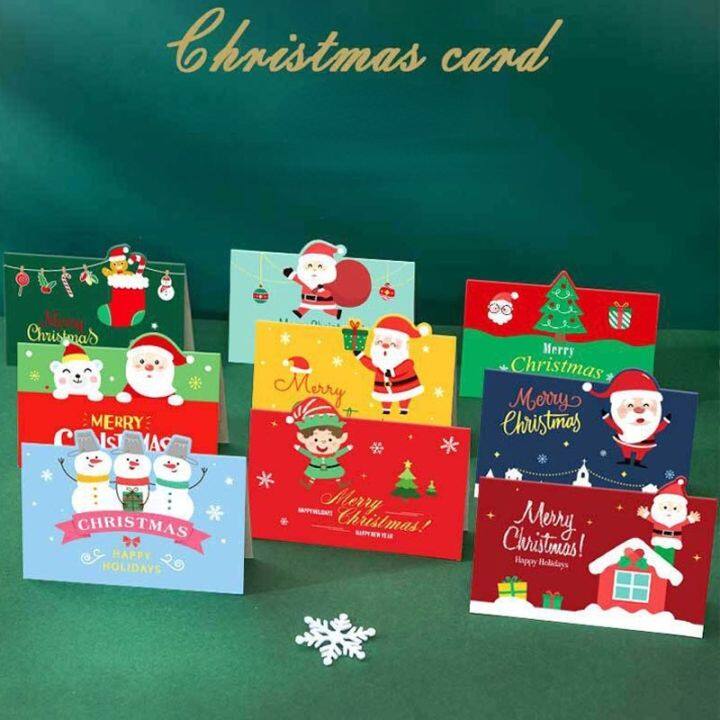 สินค้าคริสต์มาส-โปสการ์ดอวยพร-ลายการ์ตูน-merry-christmas-ปีใหม่-5211059