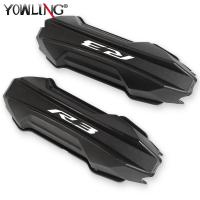 Motorcycle Accessories Engine Guard Crash Bar Bumper Protector Decorative Block FOR YAMAHA YZFR3 YZF-R3 YZFR6 YZF R6 YZF R3/R6 Covers