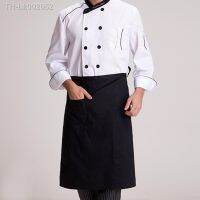 ۩ Kitchen Aprons Half-length Long Waist Apron Catering Chefs Waiters Uniform New