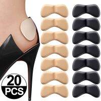 10Pairs Heel Insoles Patch Women Men Anti-wear Cushion Pads for Shoes High Heel Feet Care Adjust Sizing Adhesive Sponge Insole Shoes Accessories