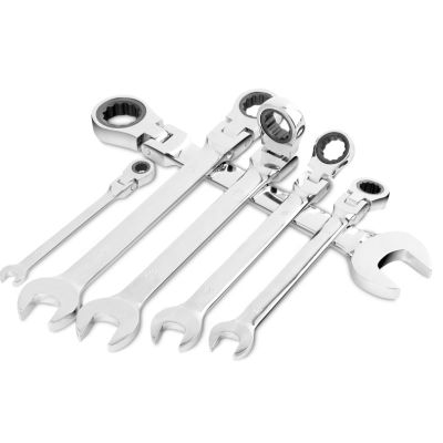 Adjustable Ratchet Wrench Car Repair Metric Spanner Nut Keys Flexible Double Head Wrench Set Hand Tools Kit Mechanical Work Tool