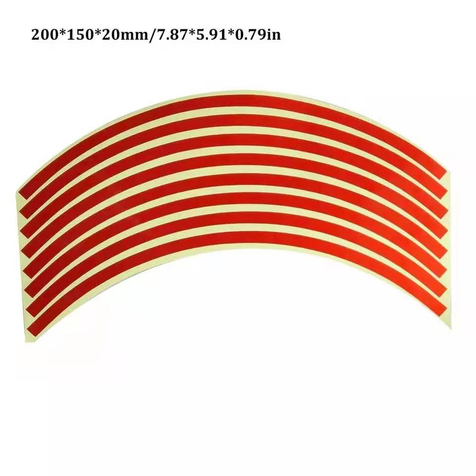 Strips Brand New High Quality Waterproof Popular Motorcycle Car Rim Stripe Wheel Decal Tape Sticker Lots Reflective