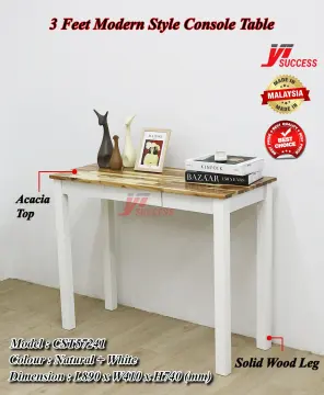 3 foot on sale console table