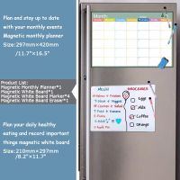 Dry Erase Whiteboard Monthly Weekly Planner Calendar Practice Drawing Teaching White Board Magnetic Erasable Marker Door Sticker