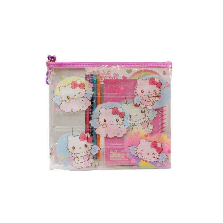 Sanrio Hello Kitty Stationery Set with Document Bag 6 in 1 Lazada