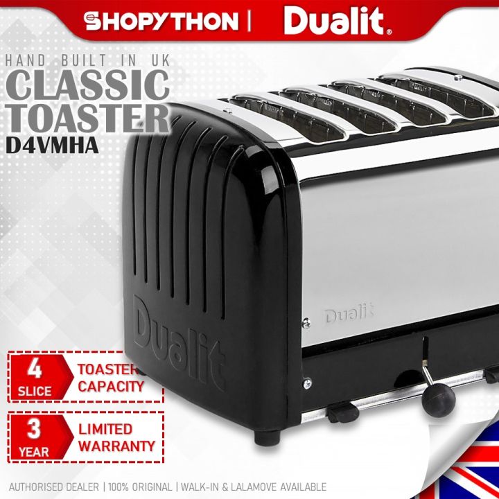 Dualit NewGen Matte Black 4-Slice Toaster