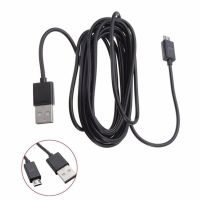 Replacement For PS4 3 Meters Charging Cable Black Charge Cord USB Micro Line Gamepad Charger Wire