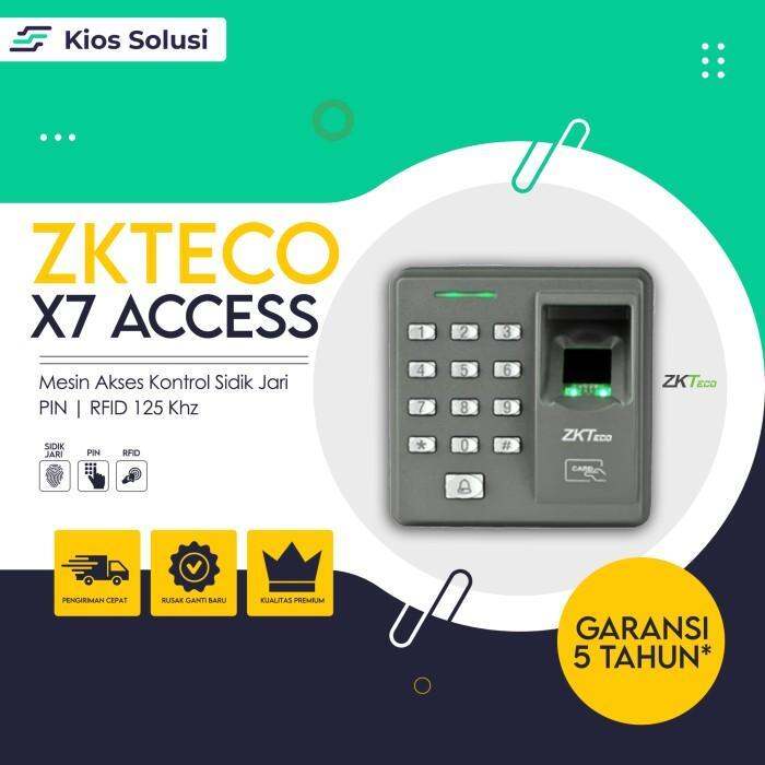 MESIN ABSEN AKSES KONTROL ZKTECO X7 ACCESS CONTROL SIDIK JARI E