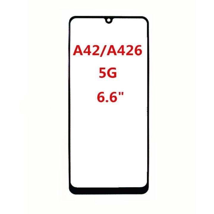 กระจกหน้าจอสัมผัสด้านหน้าพร้อม-oca-สำหรับ-samsung-a01-a02-a11-a12-a21-a22-a31-a32-a33-a73-a41-a42-a51-a52-a53-a54-a71-a72-a93-5กรัม