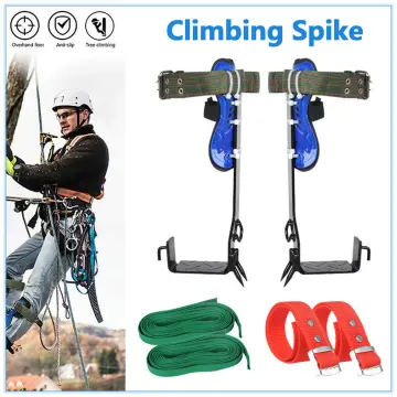 Tree Climbing Spike Set with Harness, Stainless Steel Tree Climbing Tool  for Climbing Safety, Climbing Trees Artifact for Outdoor Adventures and  Fruit