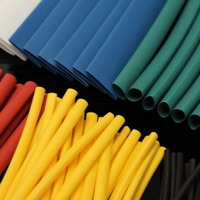 New High Quality 100Pcs Halogen Free 2:1 Polyolefin Heat Shrink Tubing Wire &amp; Cable Sleeves 1.5mm  2.5mm  4mm  6mm  10mm  13mm Cable Management