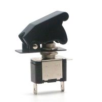 ❈☒✆ Toggle Switch with black safety cover/ 12V 20A/ motor modification switch with white LED lighter