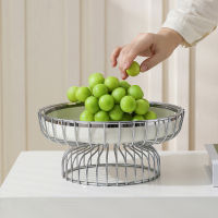 Spot parcel post Creative Living Room Ceramic Fruit Plate Modern Light Luxury Dessert Dried Fruit Tray Decoration Snack Snack Plate Home Decorations