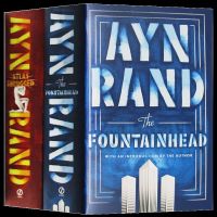 Ayn Rand Box ตั้ง Atlas Shruขรุขระและน้ำพุ