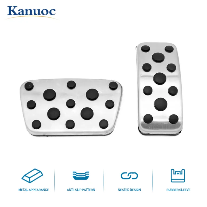 2Pcs Car Pedal Cover for Toyota Corolla Auris Avensis RAV4 Prius