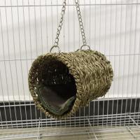 TEXBird Nest Bed Grass Tunnel Hammock Hanging Parrot Pet Cage Ornament Decoration Bird Accessories