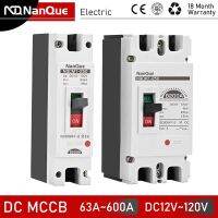 DC12V Vejl90daztg 24V 48V 60V 110V Pemutus Arus 200A 300A 100A 600A 400A Pelindung Baterai B-Type MCCB PV Daya Mobil Pemutus Arus Pendek