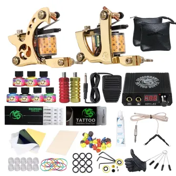 Dragonhawk Mast Top Tattoo Machine Set Kit Motor Rotary Pen Makeup Power  Needles  Full On Cinema