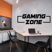 Gaming Zone Video Game Wall Sticker Playroom Bedroom Gaming Zone Gamer Xbox Ps4 Quote Wall Decal Kids Room Vinyl Decor Wall Stickers  Decals