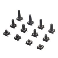 20ชิ้น6 × 6 × 9มม. 6*6*9มม. SMD-4Pin สัมผัสปุ่มกดสวิทช์