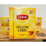 Trà lipton túi lọc 100 gói hàng chuẩn công ty có nhãn Việt