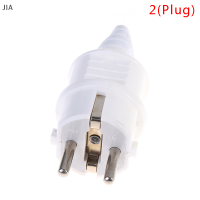 JIA ซ็อกเก็ตกันน้ำอุตสาหกรรม EU SOCKET ทองแดงติดต่อ Body EU Plug