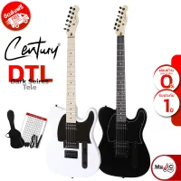 กีต้าร์ไฟฟ้า Century รุ่น Dark Series Telecaster แถมฟรี กระเป๋า ปิ๊ก ประแจขันคอ สายแจ็ค สายสะพาย SETUP ฟรี