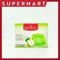 SUPERMART Imperial Flavoured Gelatin Dessert Apple 100 g. วุ้นเจลาตินสำเร็จรูป กลิ่นแอปเปิ้ล ตราอิมพีเรียล 100 ก. #1104210