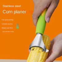 สแตนเลสข้าวโพดเครื่องโกนหนวดผลไม้ผักเครื่องมือข้าวโพด Thresher ในครัวเรือน Corn Kernel Separator พลาสติก Handle Stripper Kitchen